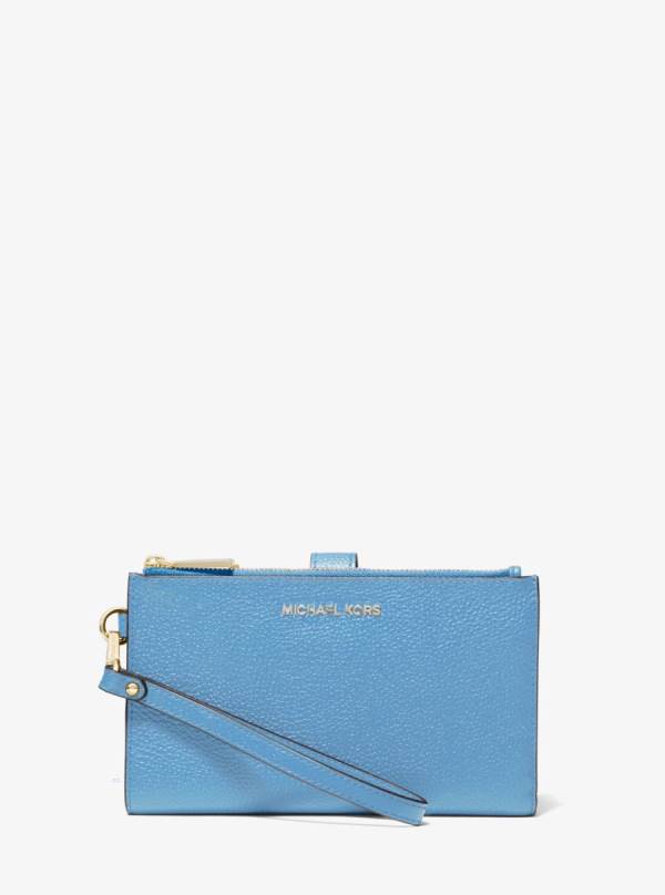 Damske Penazenky Michael Kors Adele Leather Smartphone Námornícka Modrá - Doplnky Michael Kors Nejlevnejsi | YSKQT-0438